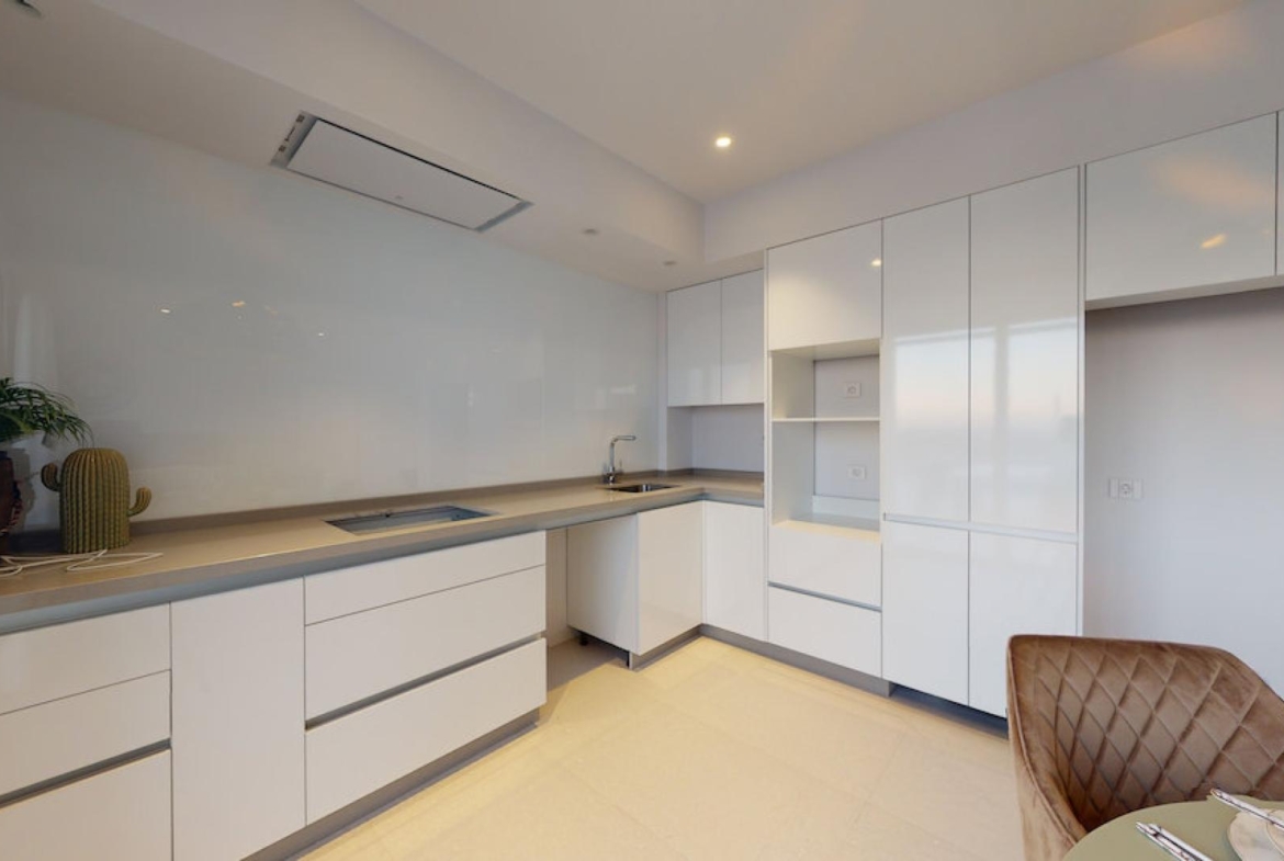 Alicante-Panoramic-kitchen-front view-costa blanca-villa
