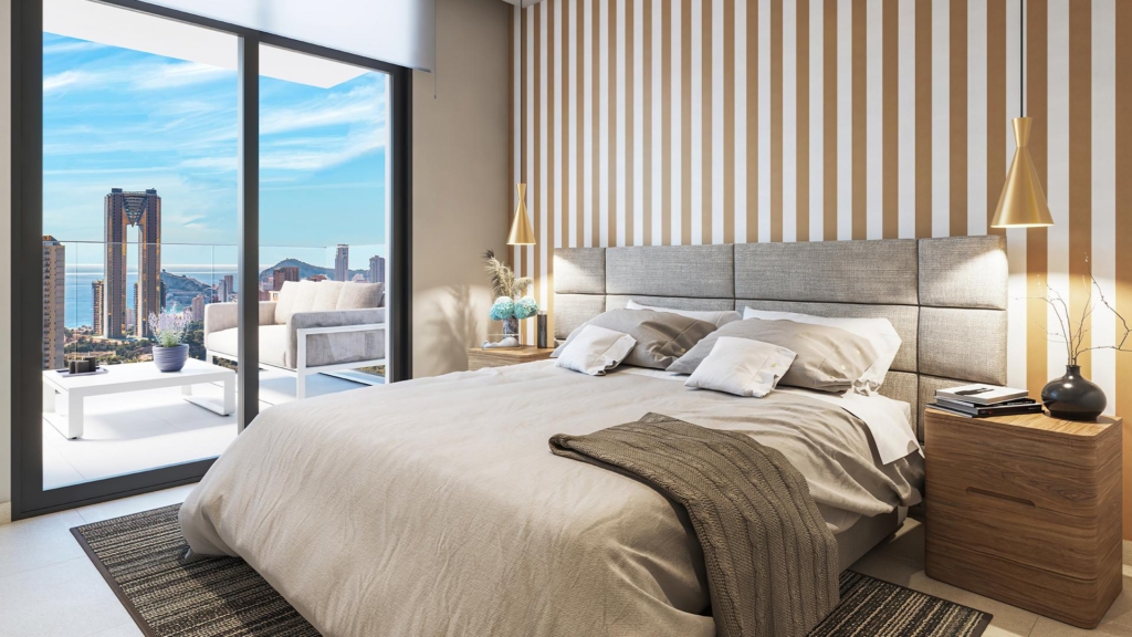 Eagle-Tower-bedroom-01-appartments-benidorm-costa blanca