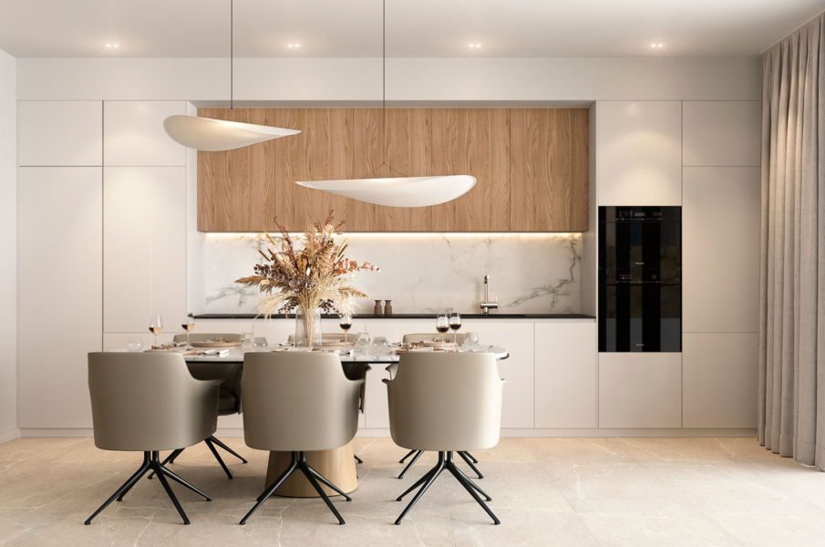 Serpentine-Kitchen-front view-suplusnis-costa blanca
