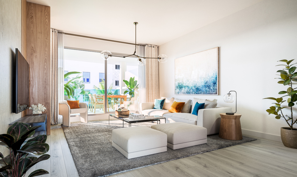 Jardines de las Lagunas-Living room-Costa del Sol