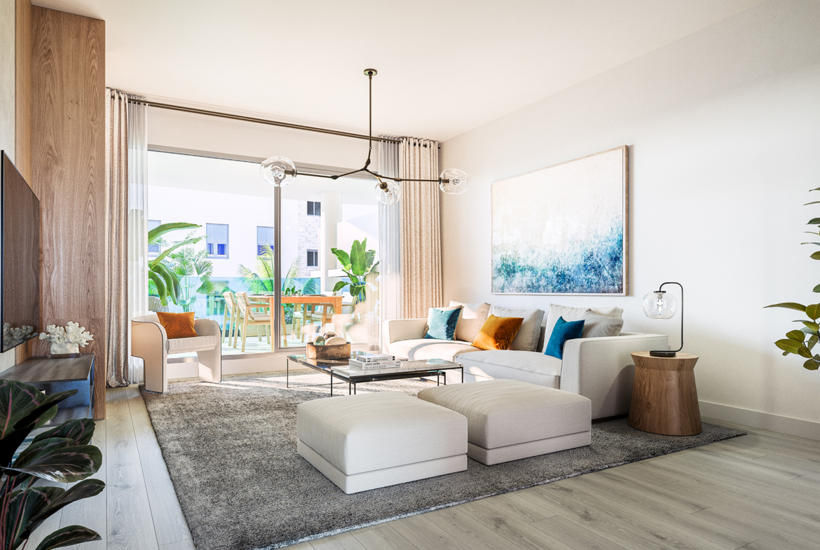 Jardines de las Lagunas-Living room-Costa del Sol