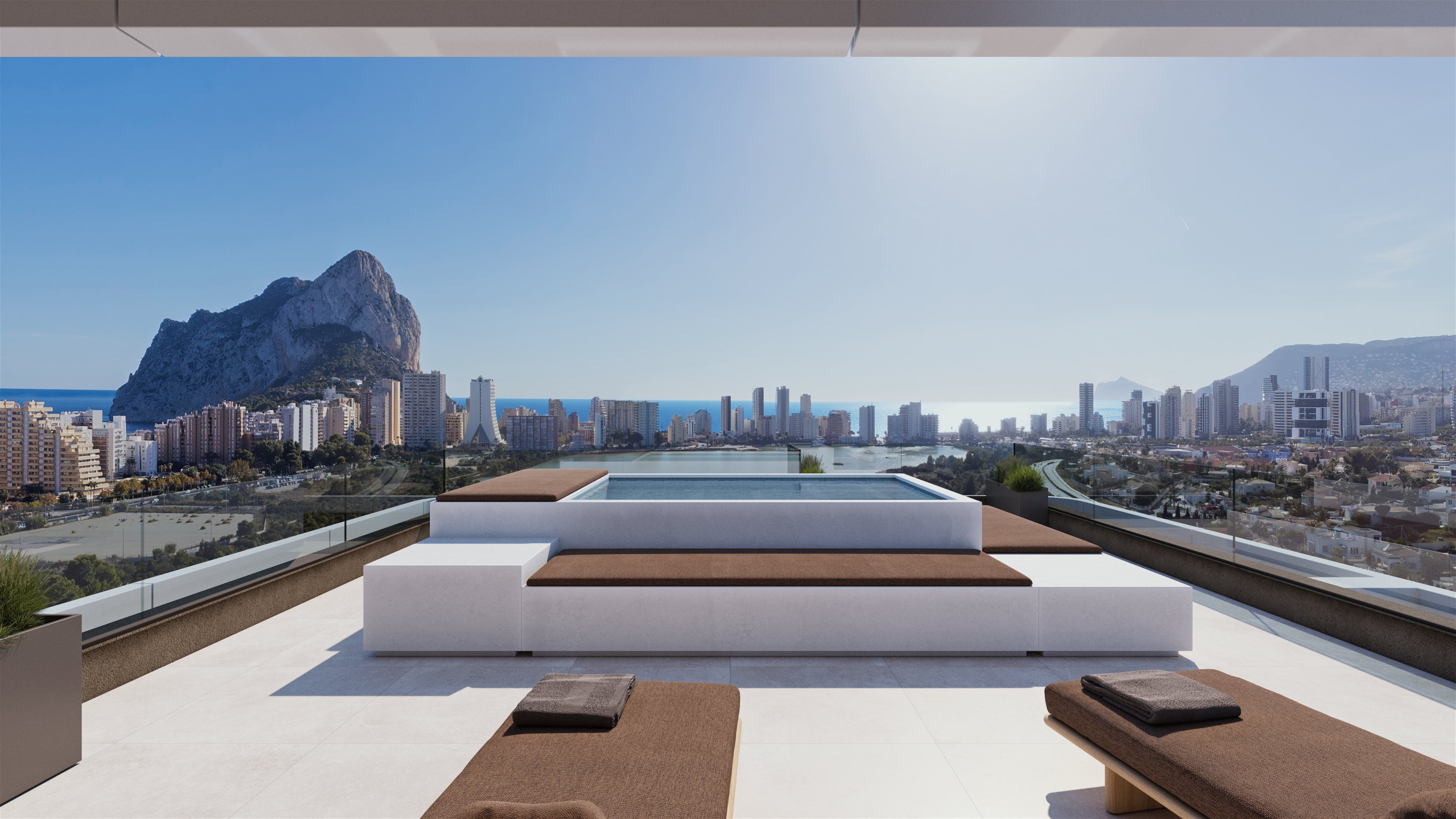 Allure - Penthouse terrace with pool