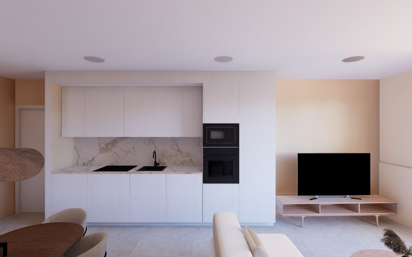 Residencial Sunrise Beach - Kitchen