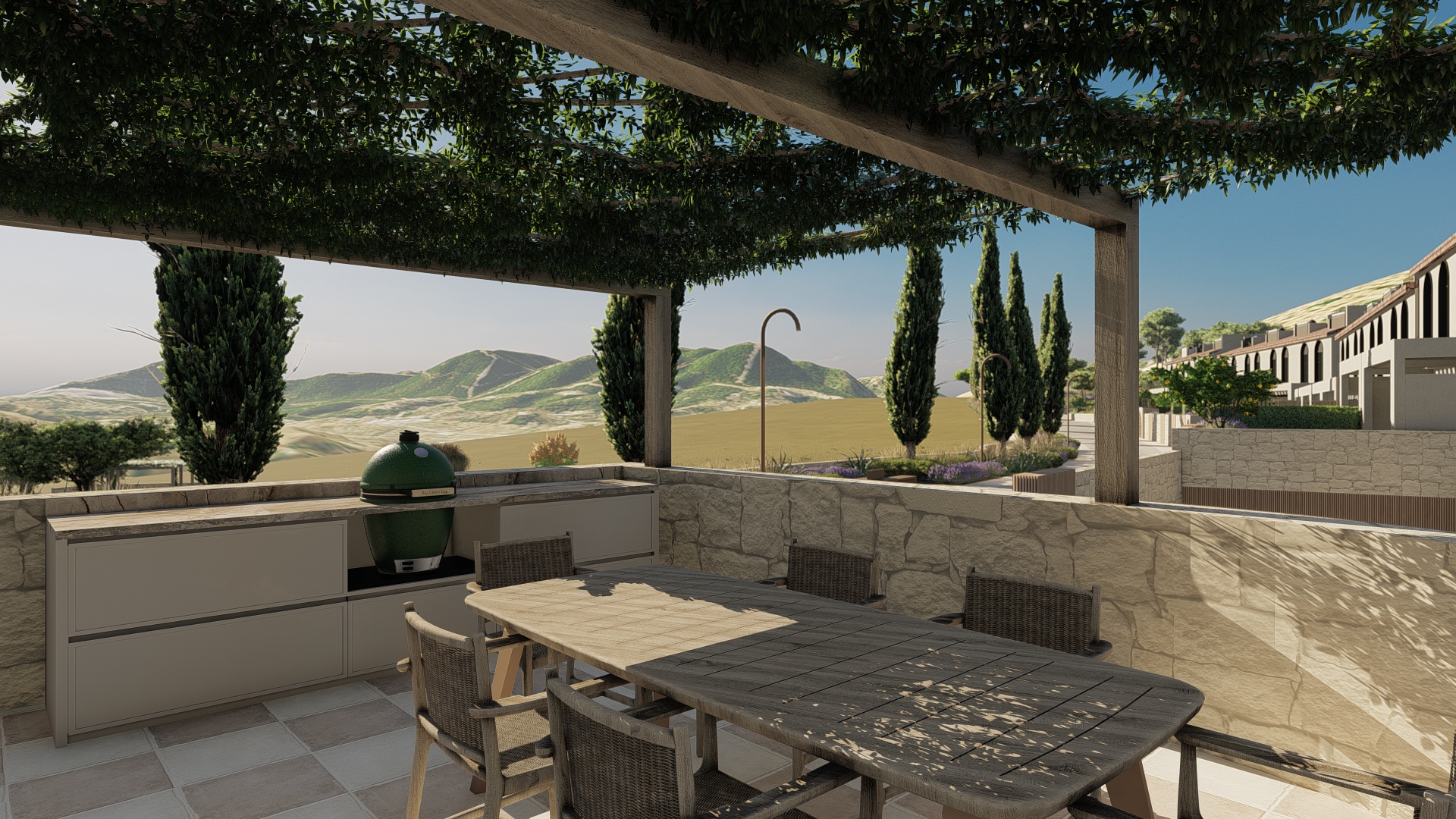 Luna Nova Residences - Bbq Area