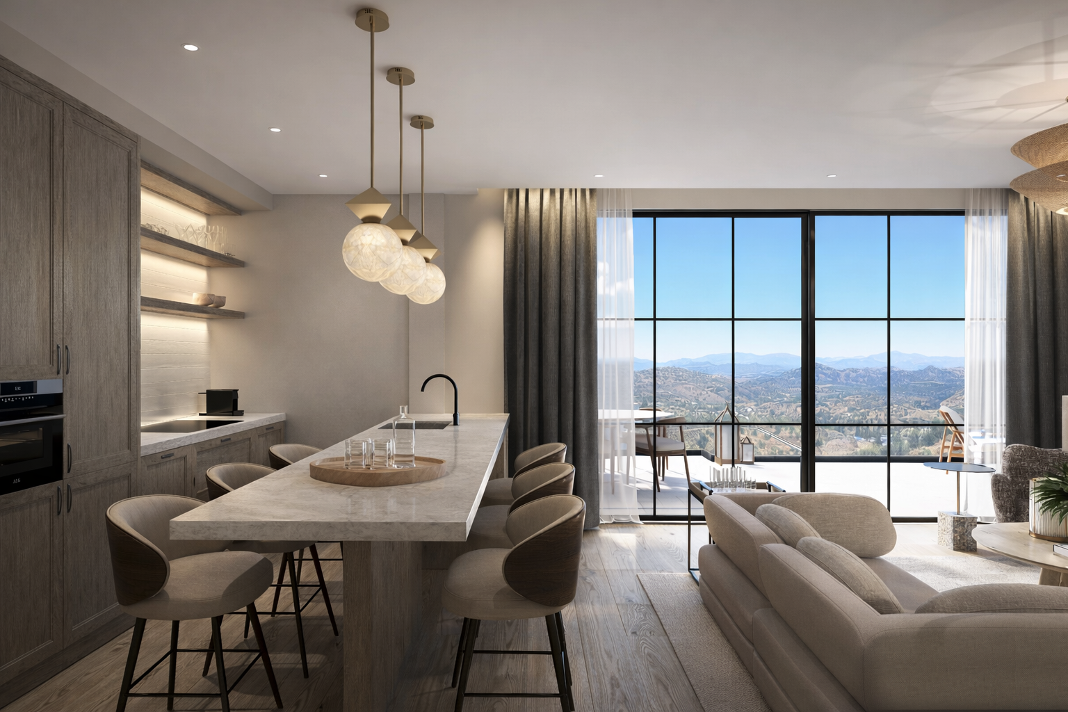 Luna Nova Residences - Malaga Kitchen