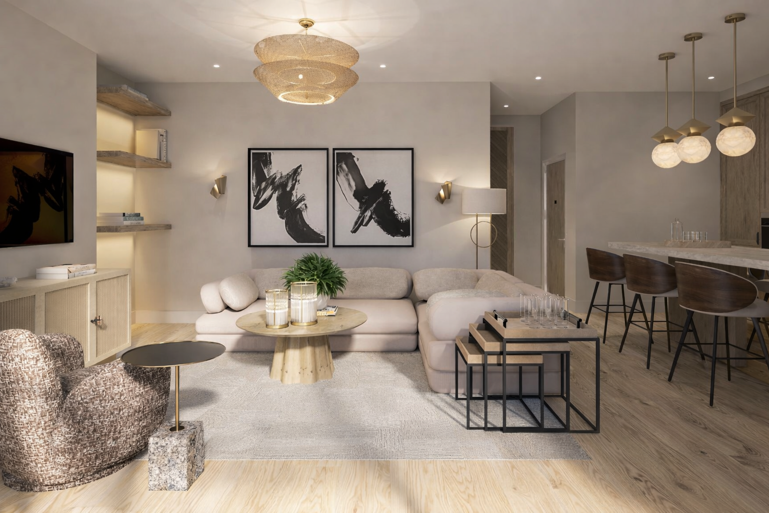 Luna Nova Residences - Malaga Living02