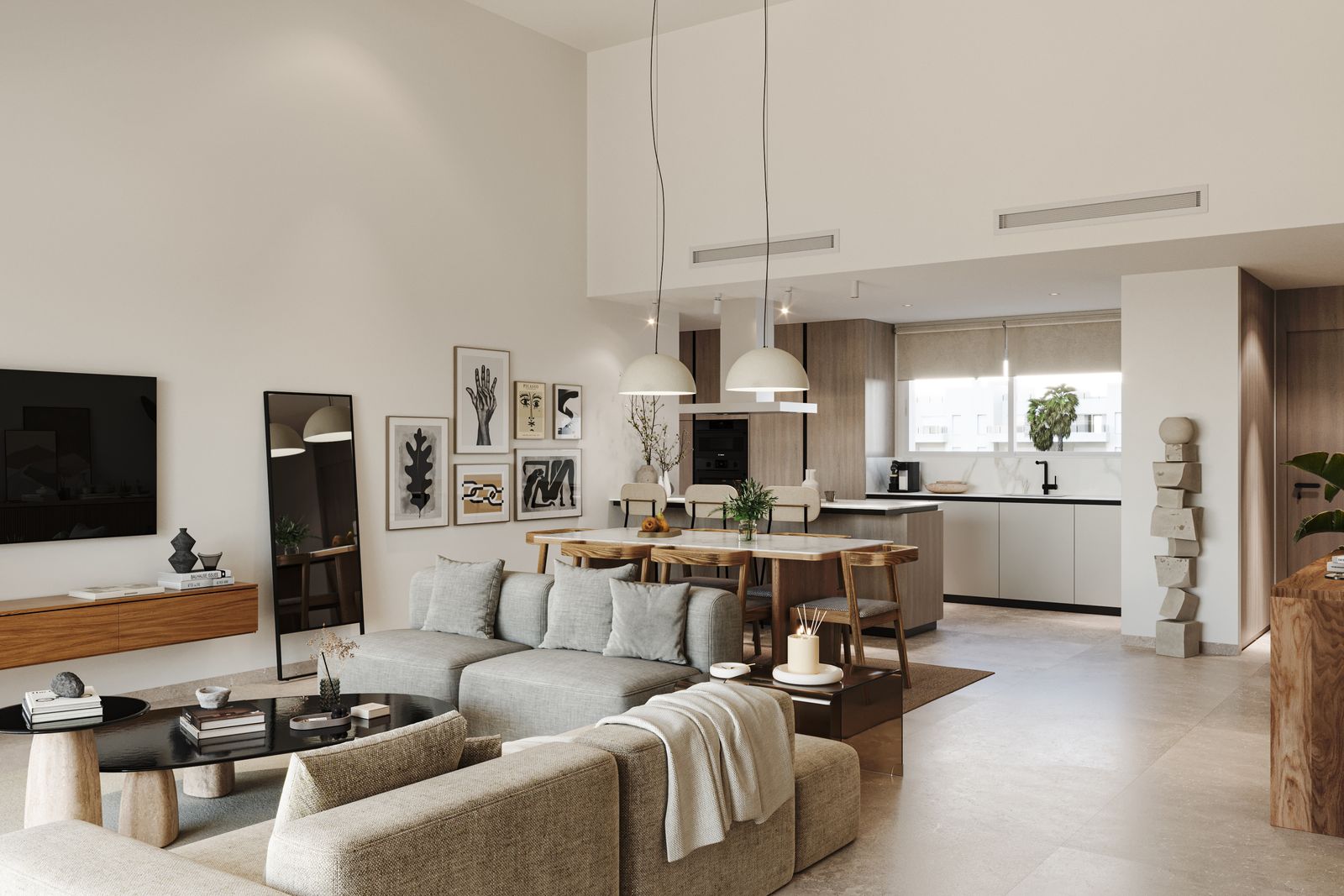 Villa Syros - Living.